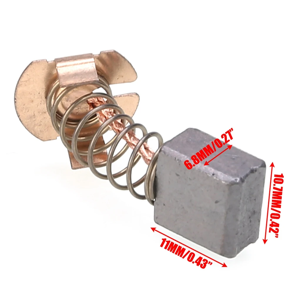 B-Est 1 paio di mini spazzole di carbone per motori di trapano elettrico parti di ricambio CB441 CB-441 CB-432 194435-6 BHR241 BHR202