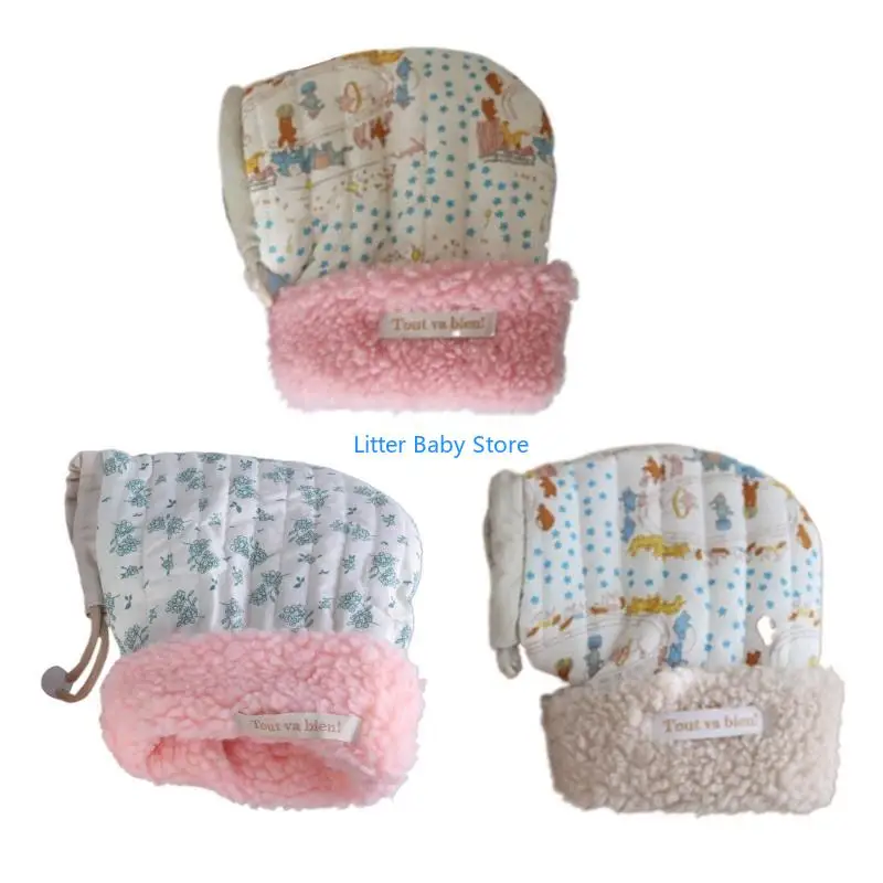 

N80C Warm and Durable Kids Handlebar Muffs Soft & Breathable Gloves Winter Scooter Gloves Children Outdoor Sports Essential