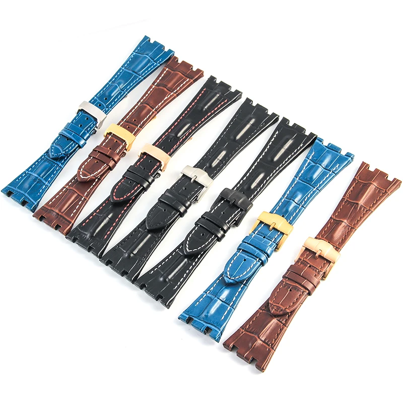 Customize Your Watch with Our Durable Cow Leather Watchbands  for Audemars Piguet  Royal Oak  15710 15703 15706 Watch Strap