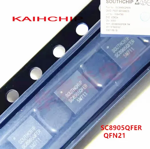10PCS SC8905QFER QFN21 SC8905 PMIC Power Management Chip