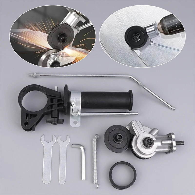 

1Set Electric Drill Plate Cutter Sheet Metal Nibbler Shears Plate Punch Scissors Modified Power Tool Accessories