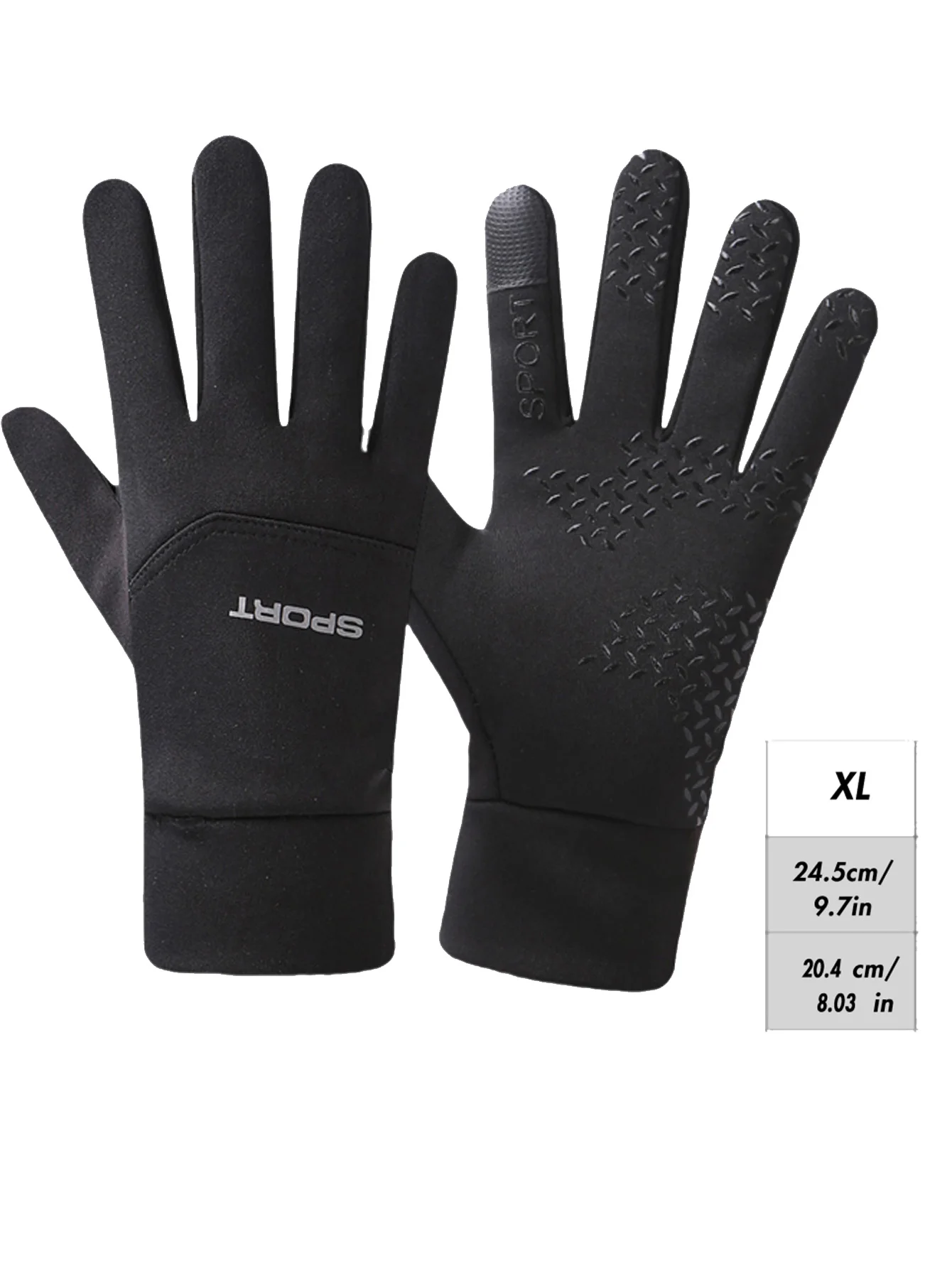 Wasserdichte Touchscreen-Handschuhe, rutschfest, reflektierendes Design, warme Unisex-Outdoor-Fahrradhandschuhe für Männer und Frauen – Detail 7