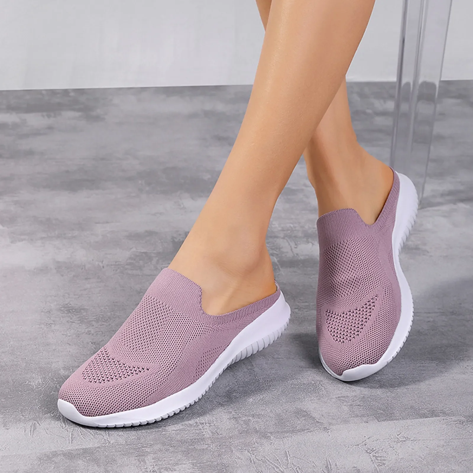 Women Casual Shoes 2023 Summer Platform Slippers Outdoor Casual Flip Flops Wedge Slippers Lady Flats Mesh Sneakers Female tenis