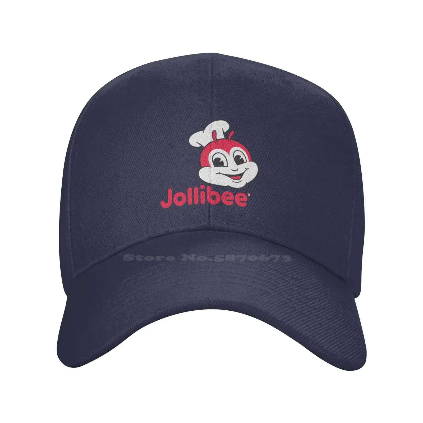 Jollibee Logo Fashion quality Denim cap Knitted hat Baseball cap