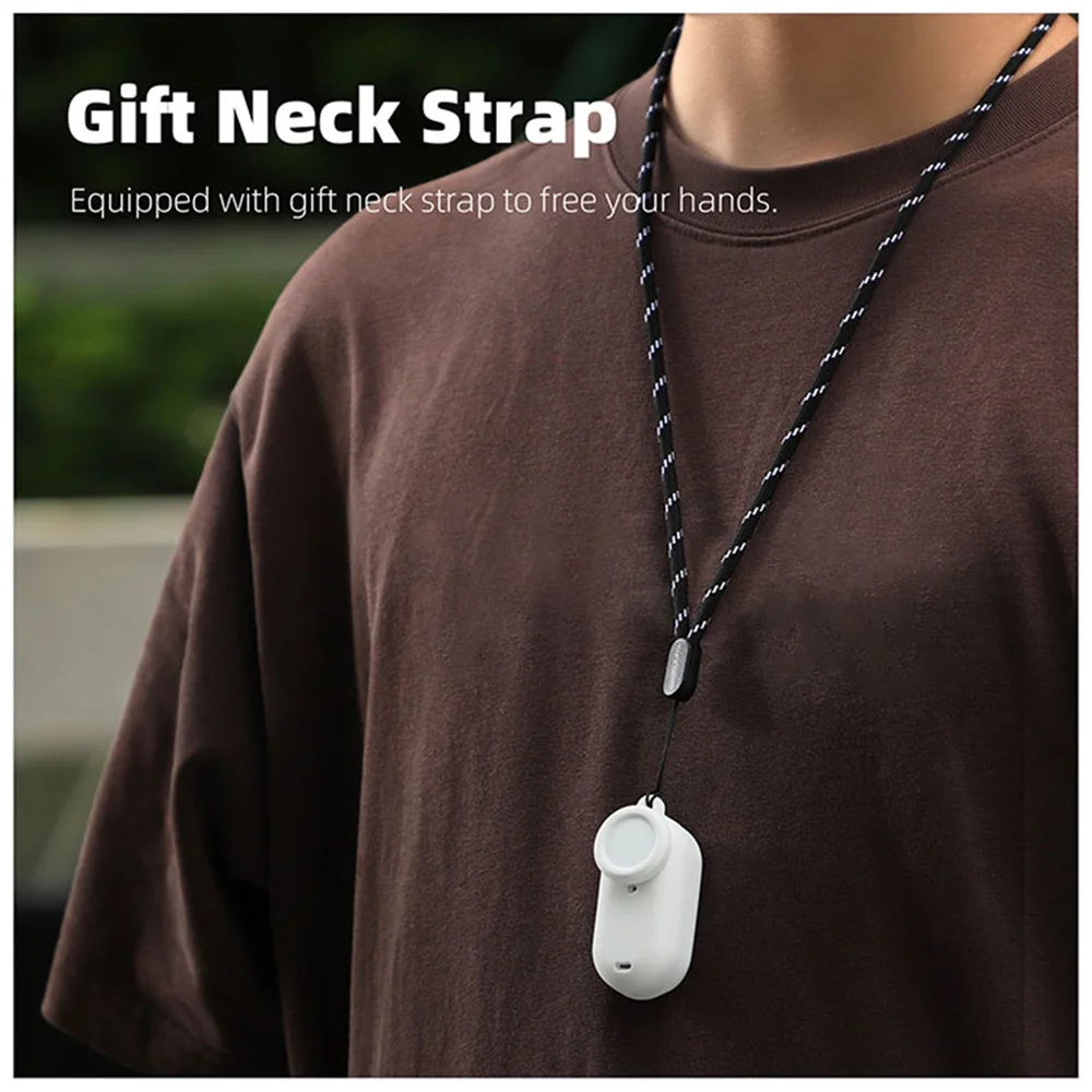 Funda de silicona para Insta360 GO 3S, funda protectora para lente de cámara de pulgar, cordón, accesorios de cámara