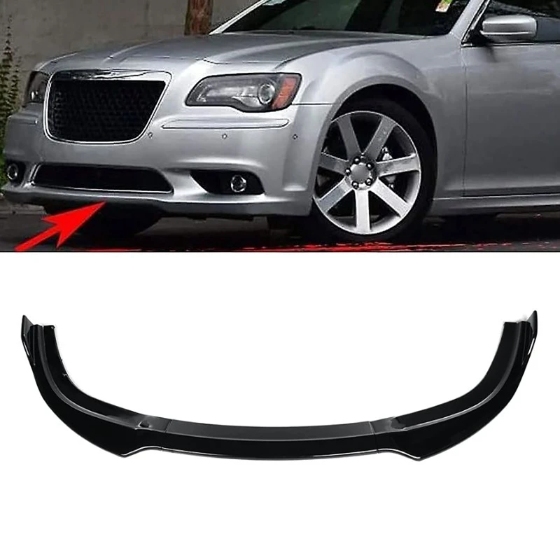 

Front Bumper Spoiler Lip For Chrysler 300 SRT8 2012 2013 2014 Lower Splitter Chin Diffuser Blade Guard Cover Body Kits Deflector