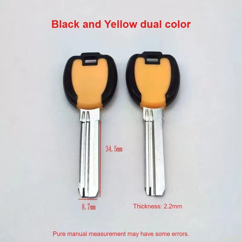 10PC 3 Colors Available Dual Color Bailey Key Embryo Anti-theft Door Universal AB Lock Key Blank view 4