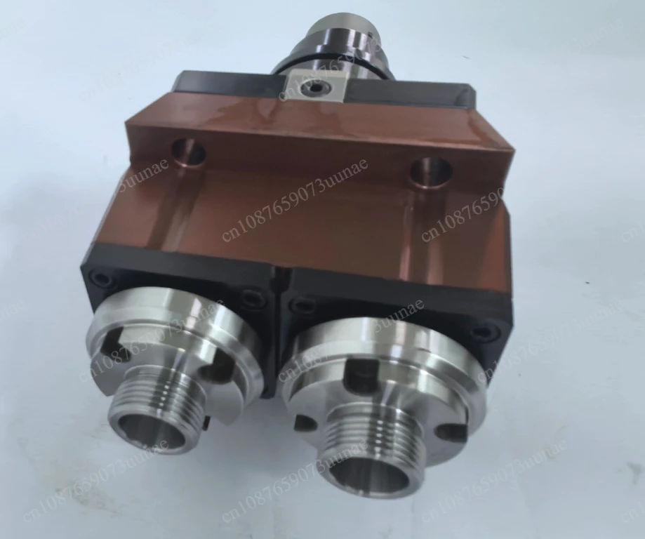 High precision numerical control lathe milling head tool magazine tool holder adjustable angle head double