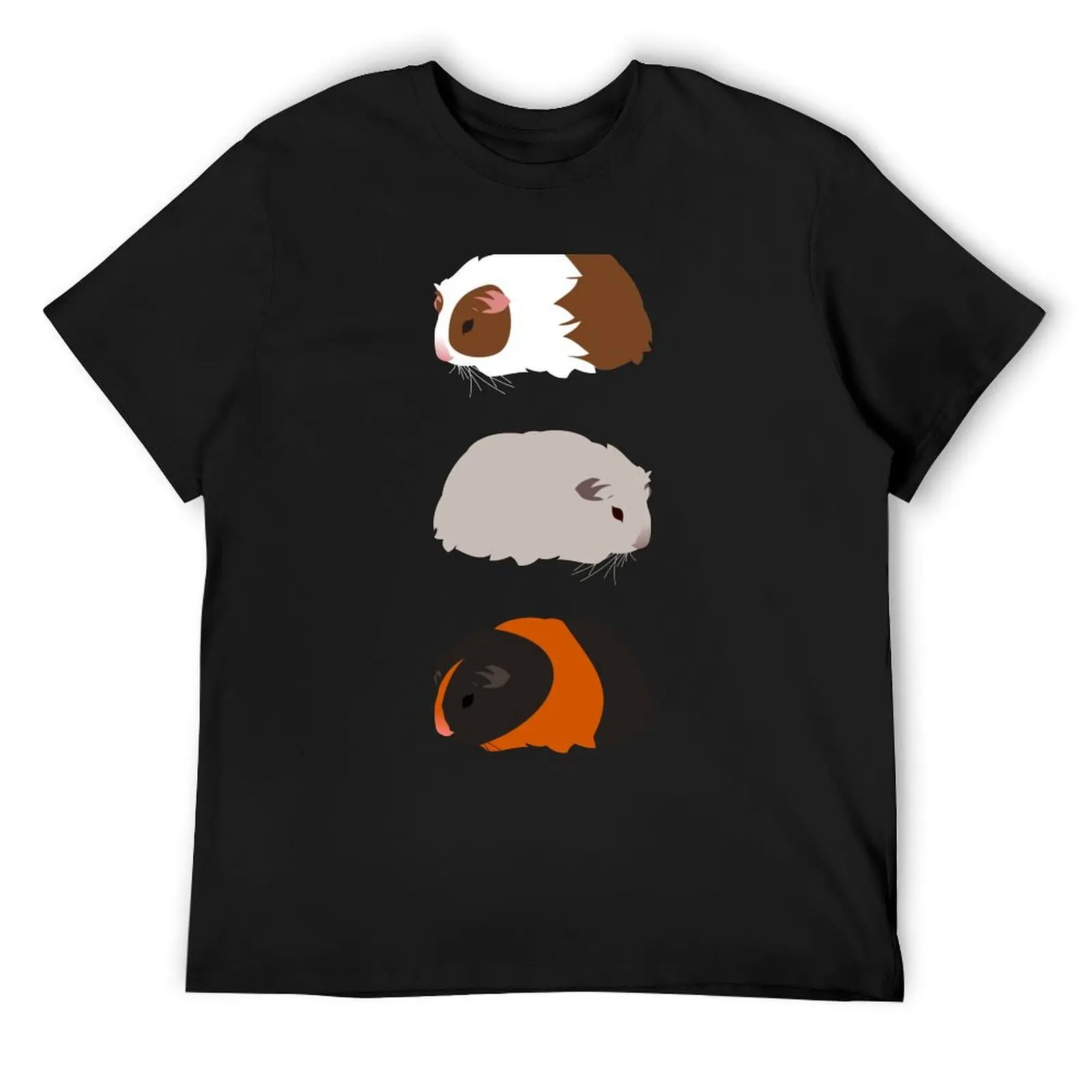 

Guinea Pig Trio T-Shirt graphic shirts anime clothes T-shirt men