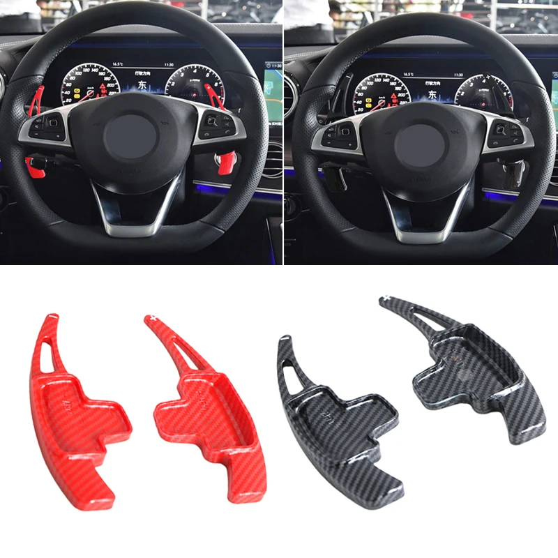 Car Steering Wheel Shift Paddle Shifter Extended ABS Extension For Mercedes Benz A B E GLK GL SLK R M Class Auto Accessories