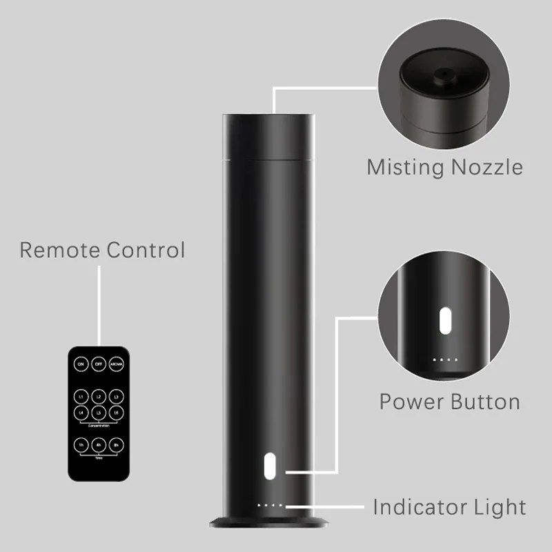 

Metal Aluminum Alloy Full-automatic Essential Oil Diffuser, Spray Machine, Fragrance Machine, Fragrance Machine, Home Hotel