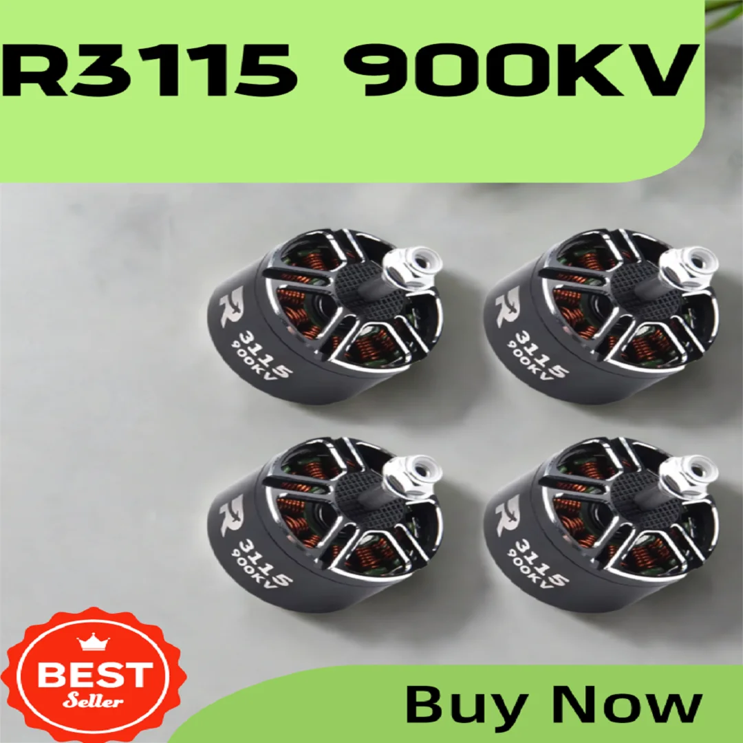 

3115 900KV 3-6S Brushless Motor High torque powerfor X-Class FPV Drone Integrated rotor short shaft explosion resistant design
