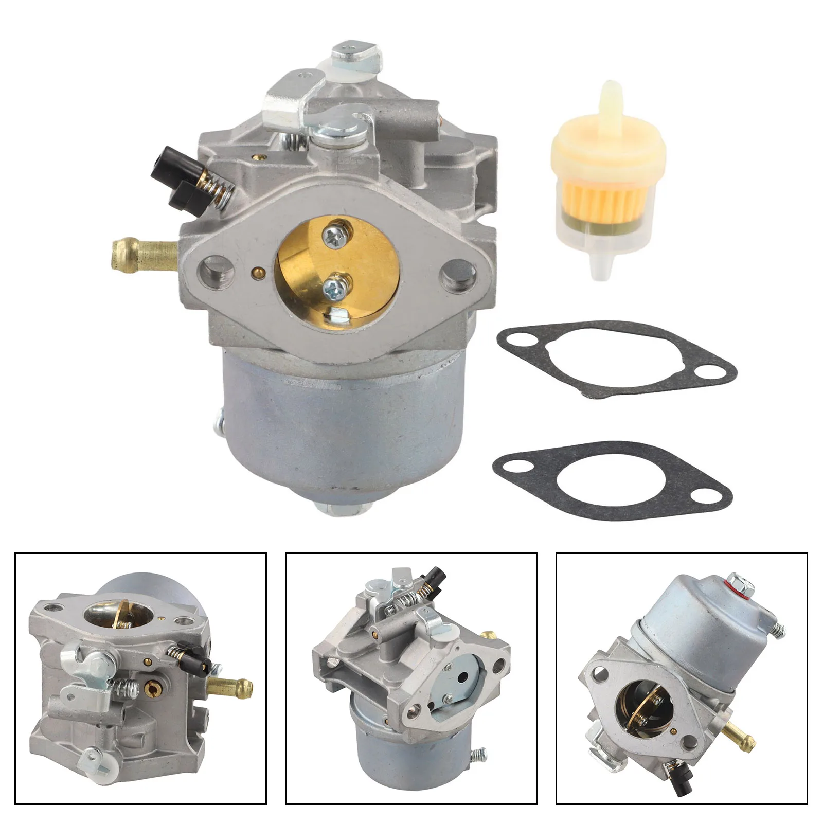 For Carburetor with Gaskets for Kawasaki FD590V 150032620 Part For AM122617 Suitable for Harvesters Tractors and More