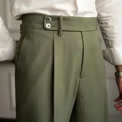High Quality Trousers Pant For Man Office Trouser Men Business Casual Pant British Social Club Outfits 2022 Pantalones Hombre