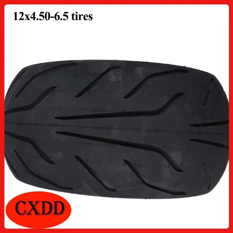 

Universal 12x4.50-6.5 tubeless tire fits electric scooter front or rear wheel applications