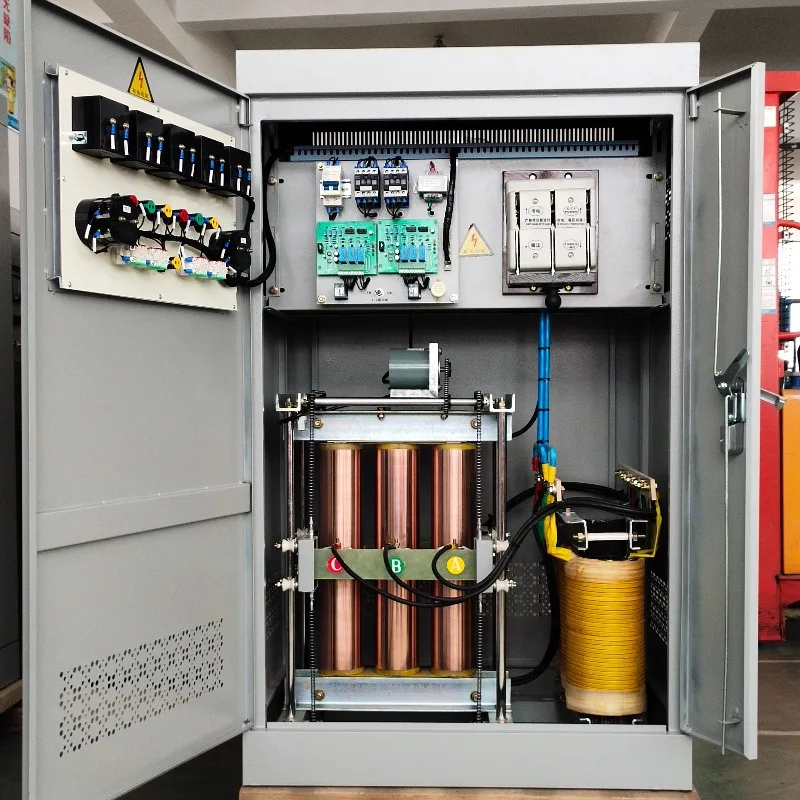 300kw 200kw 150kw 100KW 三相 220V 380V サーボモーター 自動電圧調整器 電圧安定器 AVR