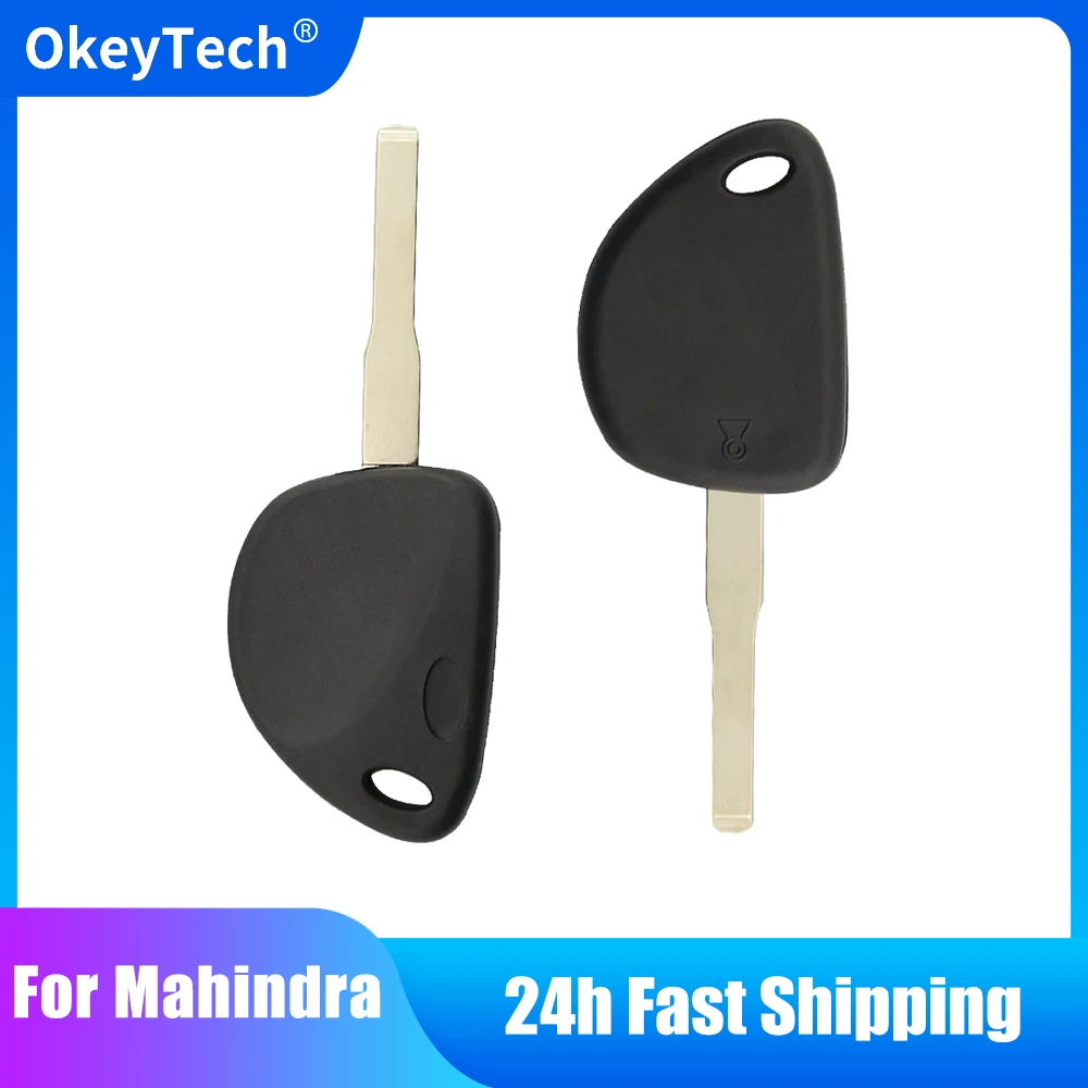 

Okeytech For Indian Mahindra Key Replacement Remote Auto New Styling Special Transponder Key Shell Case Fob Uncut Blank Blade