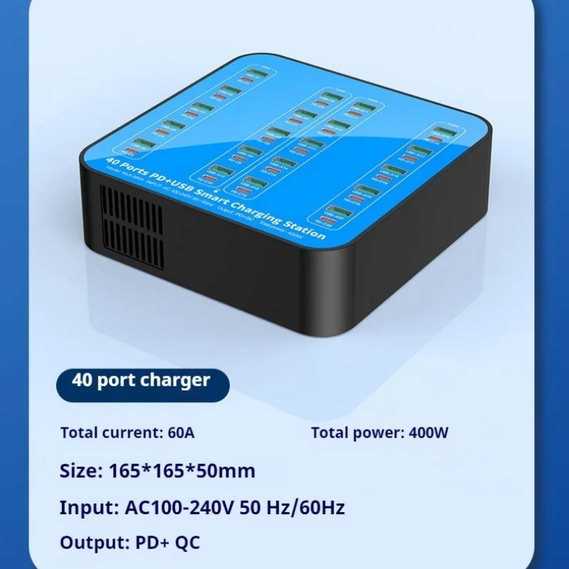 

400W USB Charger Station 60 Ports USB Fast Charging Charger for universal mobile phone models ﻿