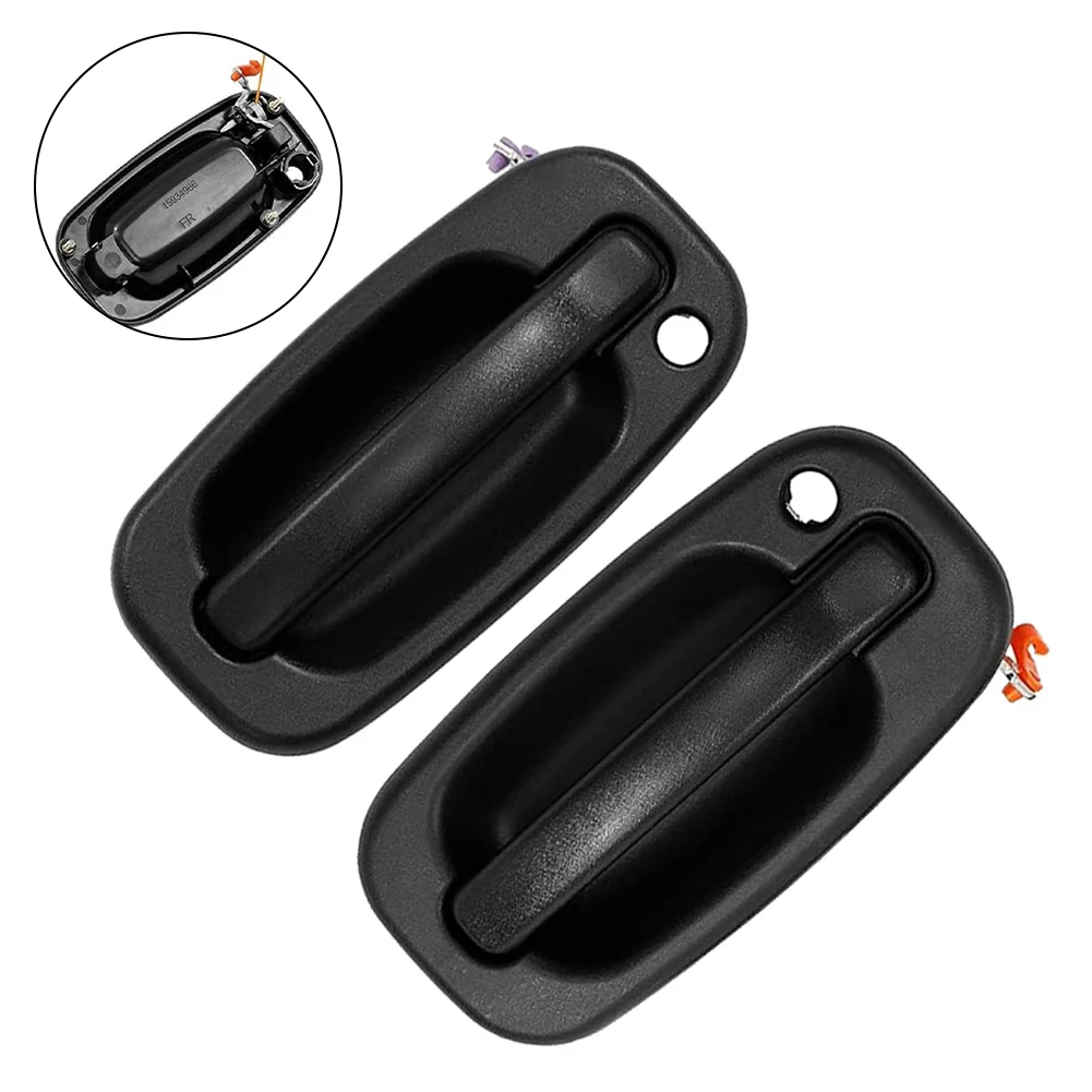 Car Door Handle Pair for Chevrolet and For GMC Featuring Materials and Designed to Match Exact Vehicle Dimensions