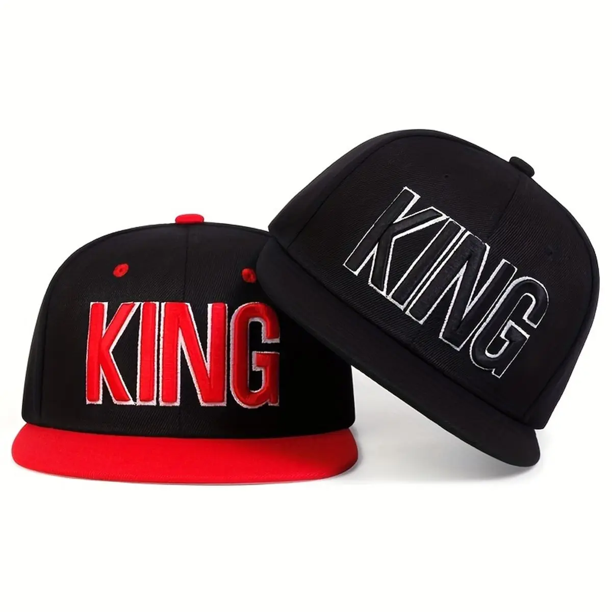 

Hip-hop Hat, Embroidered Sun Hat, Couple Student Street Dance, Flat Brim Baseball Cap