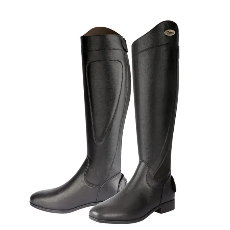 Equipamento Equestre para Adultos Botas Long High Barrel Knight, Botas de Competição