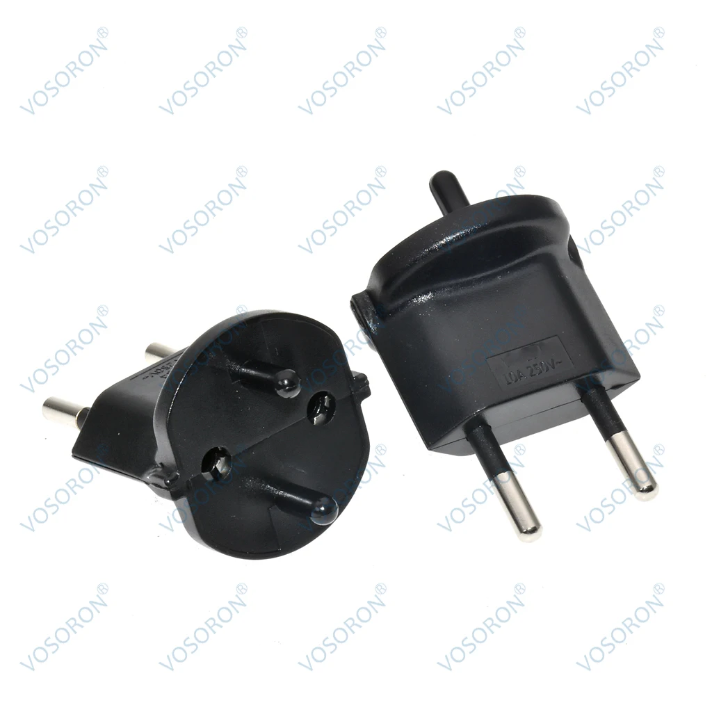 Fixa adapter typ 11/konturens tecker cee7/17 schwarz