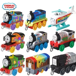 Оригинальный поезд Thomas & Friends трекмастер радужные детские игрушки для мальчиков литые железнодорожные автомобили Перси ния песчаный Гарольд подарок