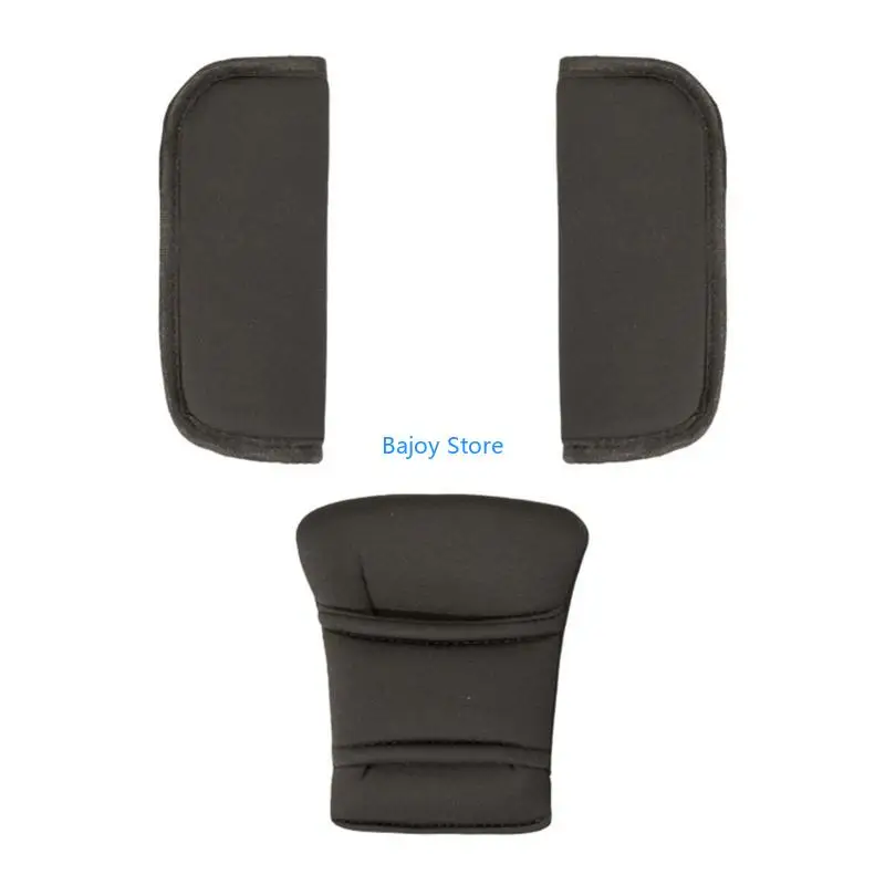 

63HE Cotton Polyester Baby Crotch Pad For Strollers Pushchair Anti Chafing Design Machine Washable Shoulder Hip