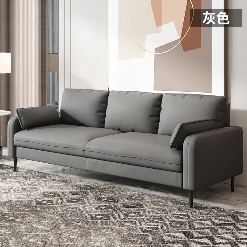 Sofa chroniąca przed zarysowaniami Relax 3-osobowa brązowa klasyczna sofa fotel salon europejski Design Divano meble do salonu TY100YH