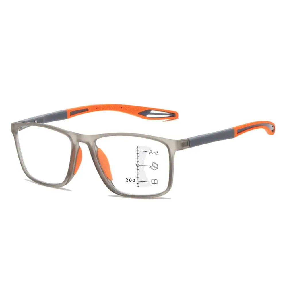 Office Frame Simple Progressive Multifocal Anti-Blue Light Sport-Lesebrille Ultraleichte Brille Presbyopie-Brille