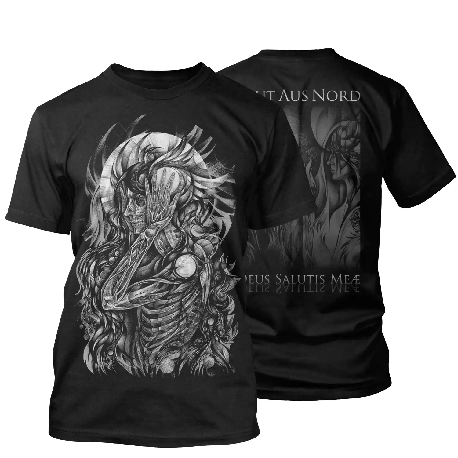 Blut Aus Nord Deus Salutis Meae Band T-Shirt 100% Cotton Graphic Tee Men Women Summer Streetwear Top