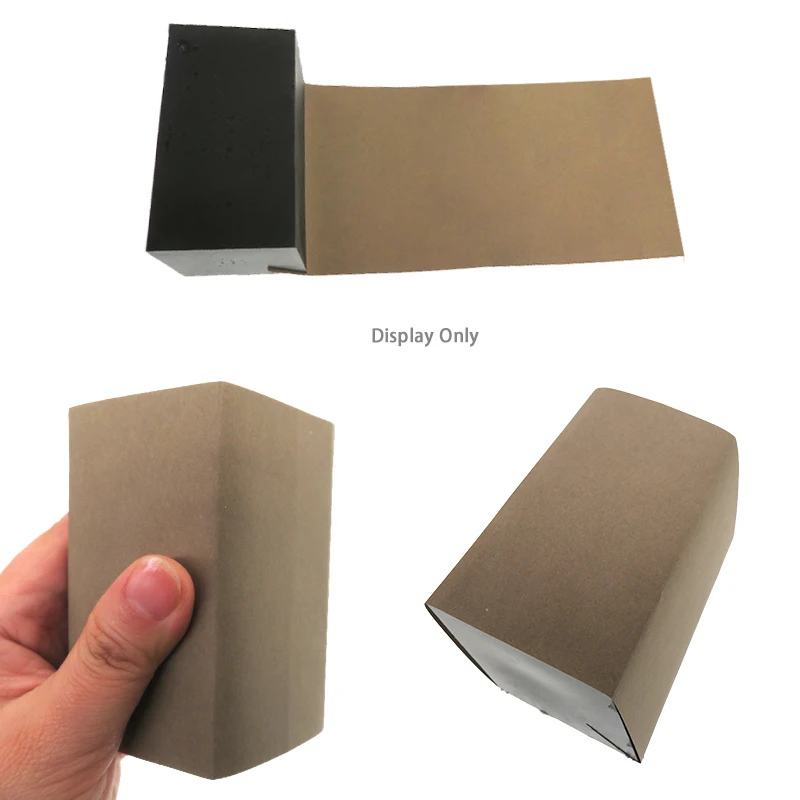 รายละเอียด Sander No Hook Hand Sanding Block สำหรับกระดาษทรายงานไม้เฟอร์นิเจอร์ฟื้นฟู,บ้าน,รถยนต์,DIY ทำงาน
