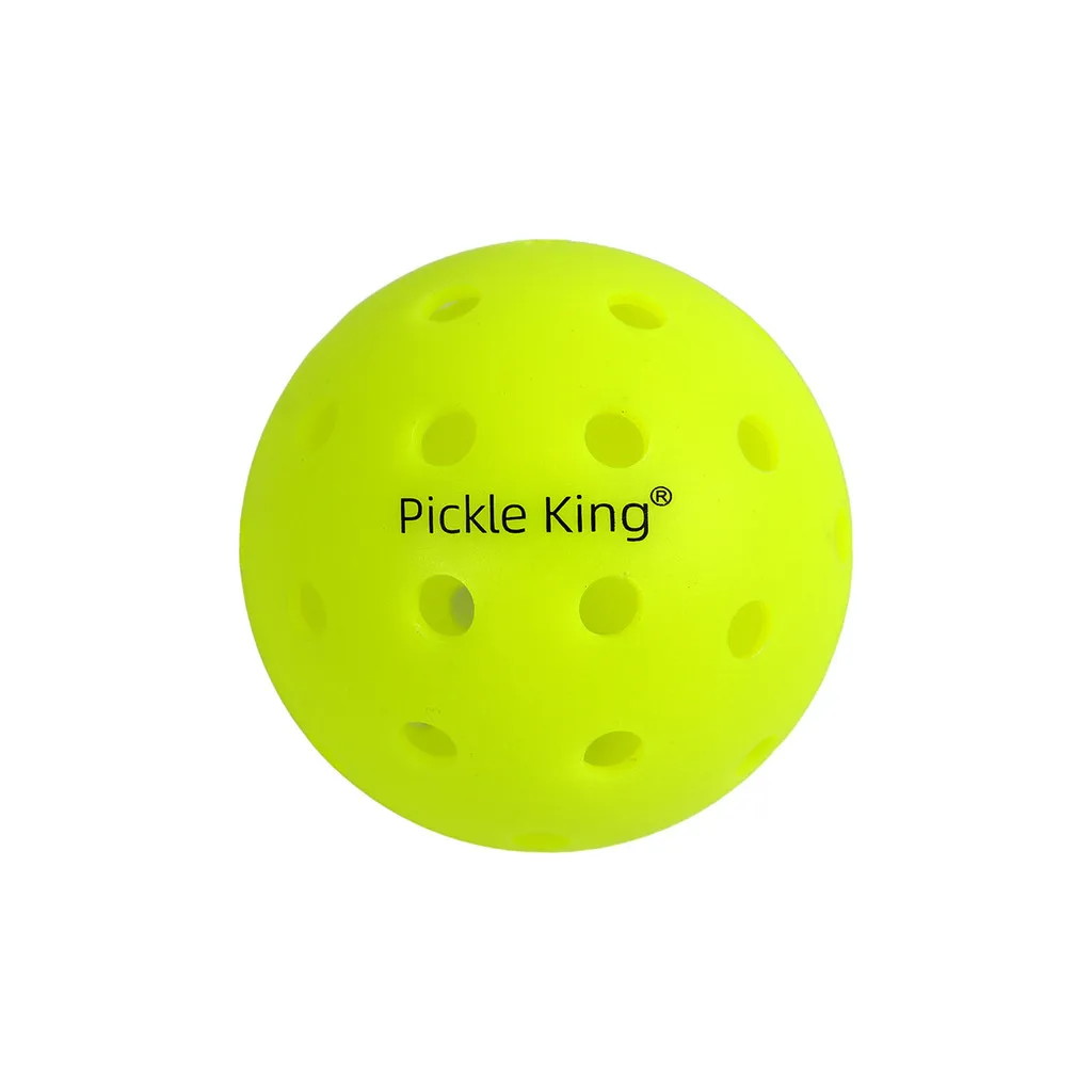Pickleball Ball 40 Hole,6/12/24/30Pcs,Professional Competition Training for Pickleball, Stable Flight, Pickle King Ball image 5
