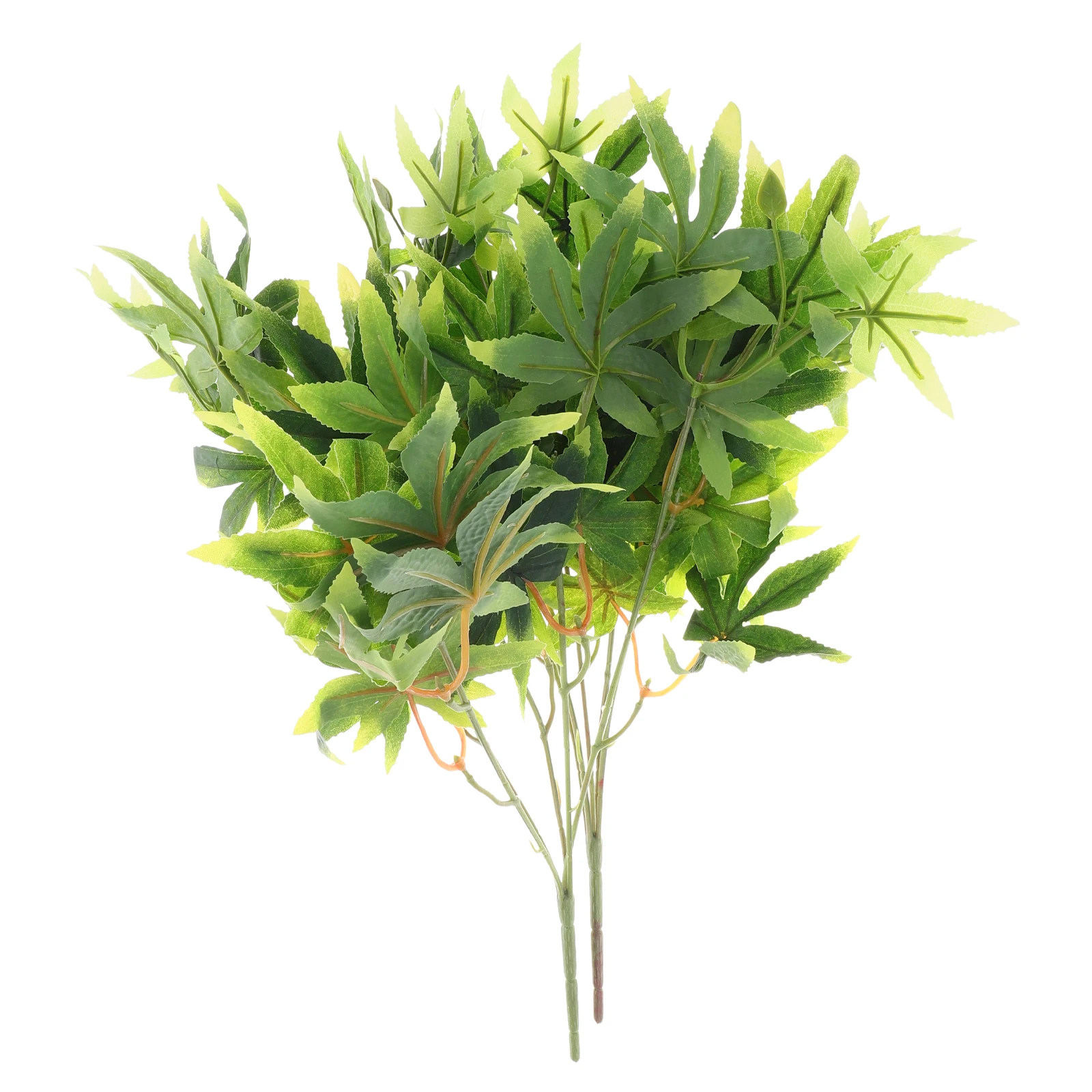 

2 pcs Simulation Maple Leaf Lifelike Artificial Plant For Christmas Tree Decor Diy Flower Arrangement Accessory Home Wedding