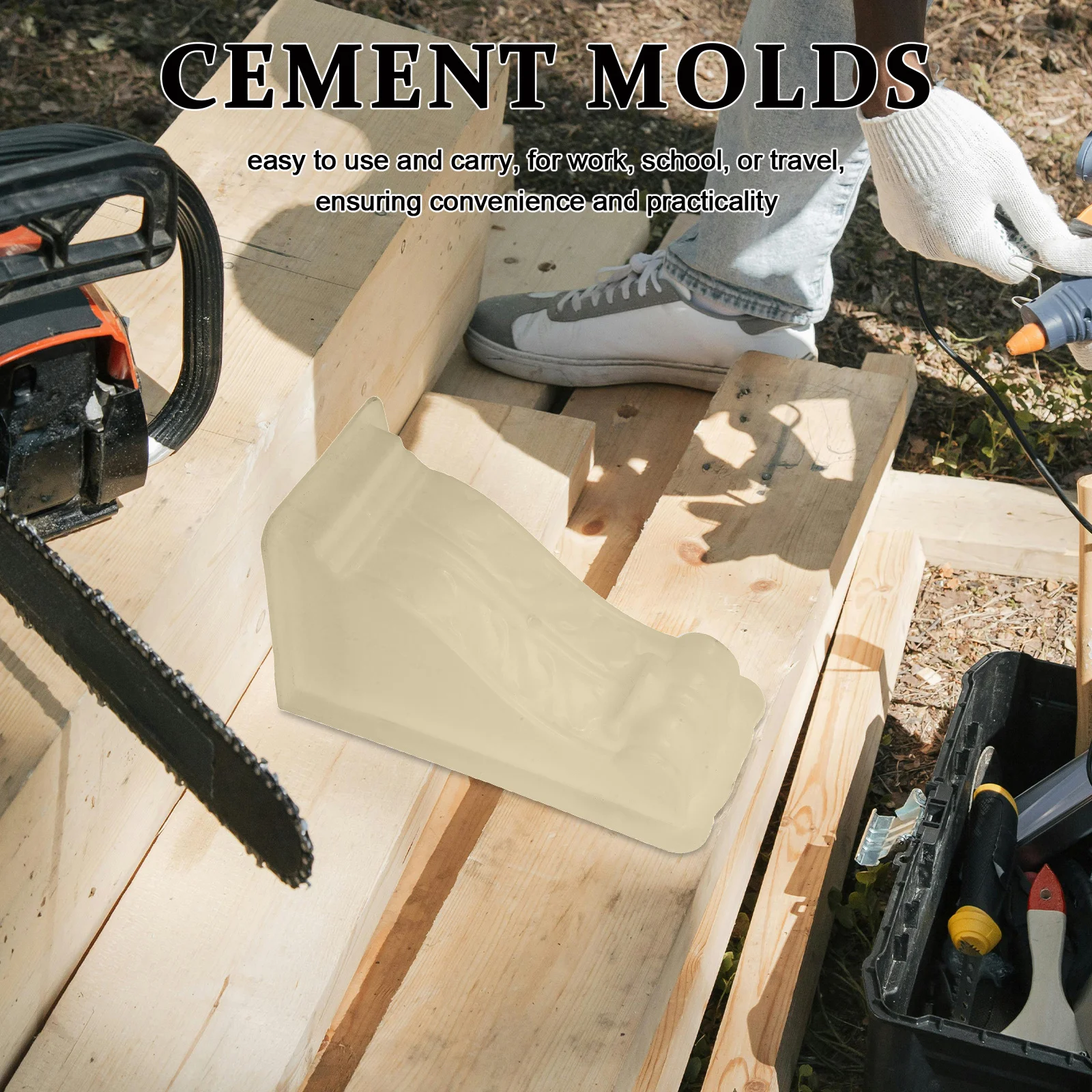 

1pc European Villa Mold For Concrete Casting Roman Column Fence Garden Pillar Pedestal Balustrade Molds Craft Decor