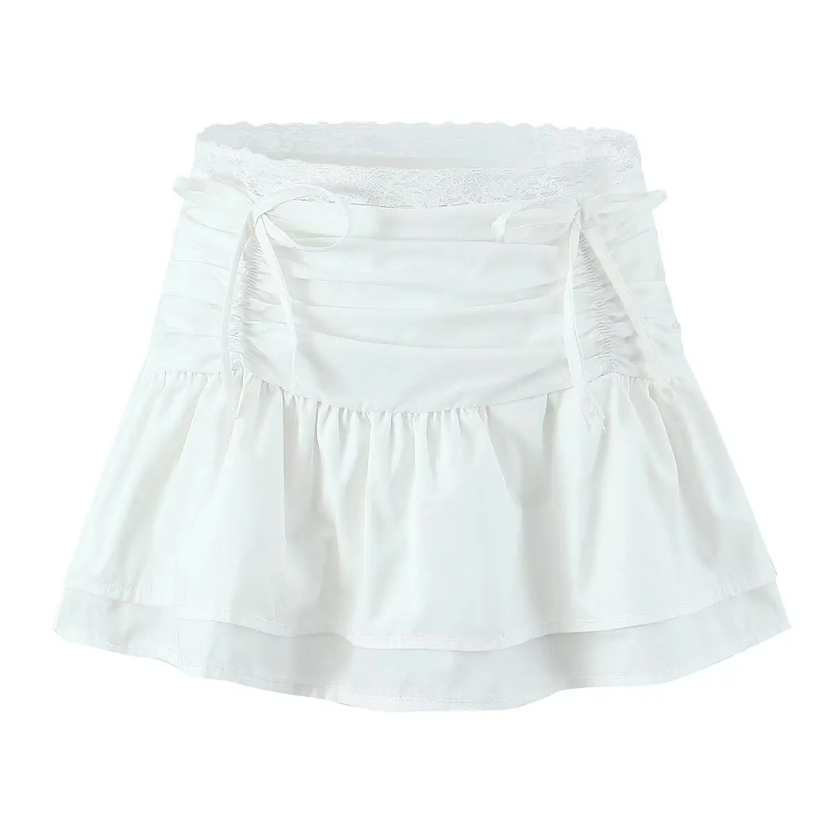 

ZAR Autumn New Faionable Pure Color ort Skirt Versatile Women's Clothing Design Sensation Polyester Fiber A-Line Skirt