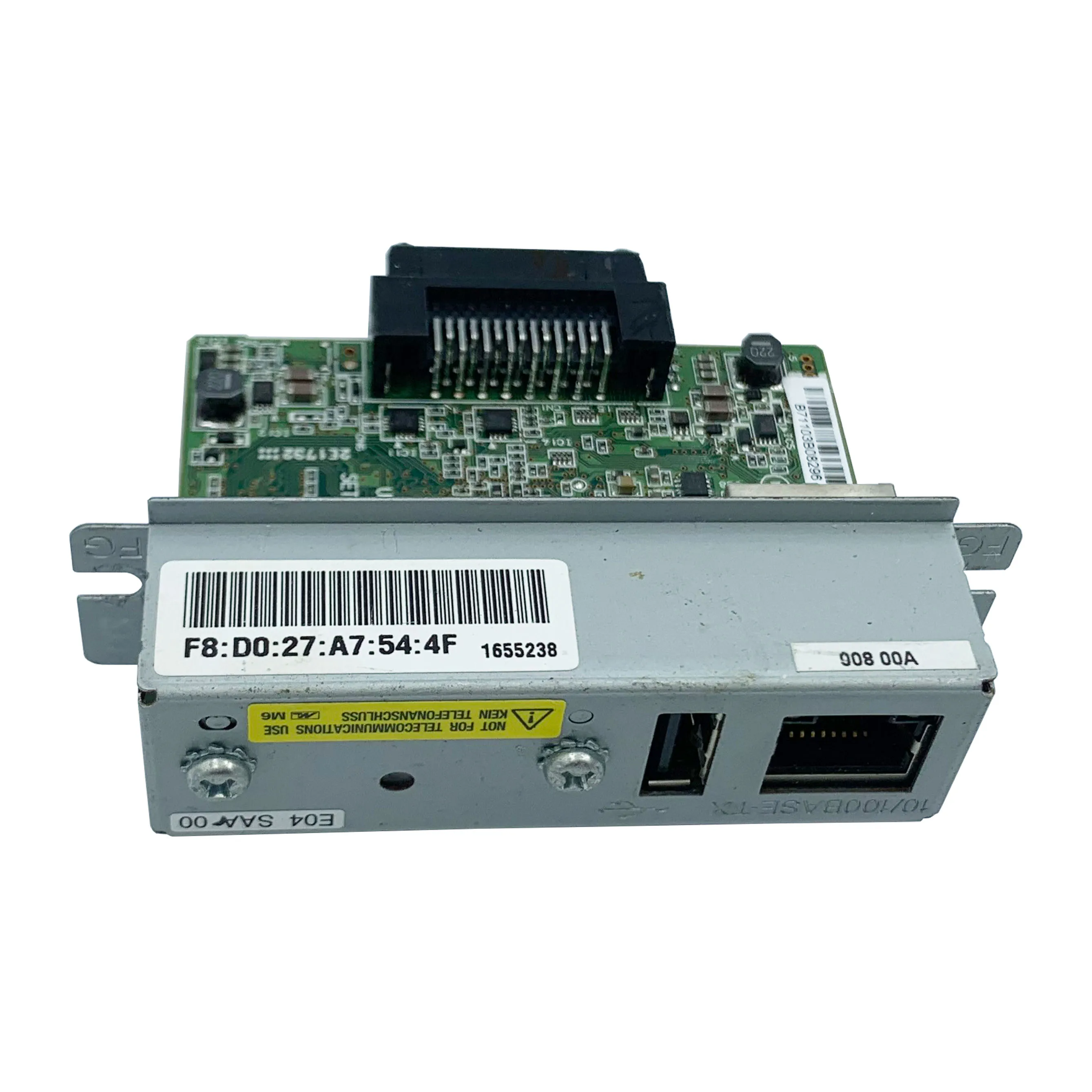 Ethernet Interface For Epson TM U220B 220PB 220PD 220PA TM T81 T82II T88III T88IV T88V T70 T90 T86L UB-E03 UB-E02 C32C824541