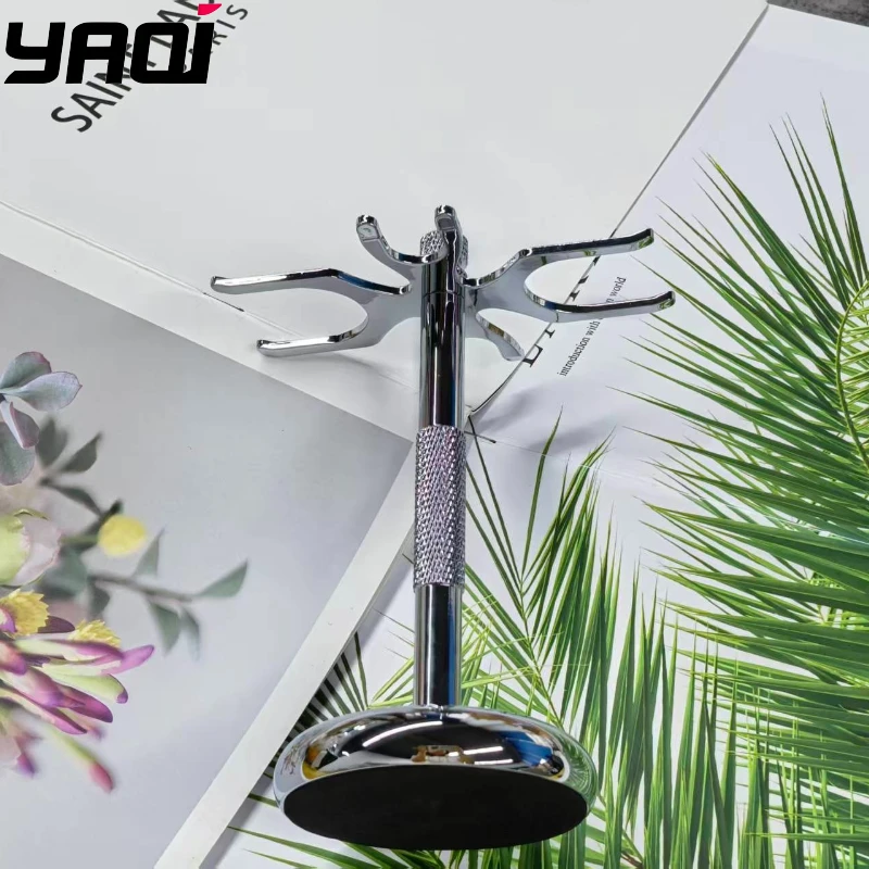 ‌-2026年新入荷！-‌-yaqi-メンズ-シェービングスタンドホルダー-4-本爪付き-24mm-26mm-28mm-シェービングブラシセット用