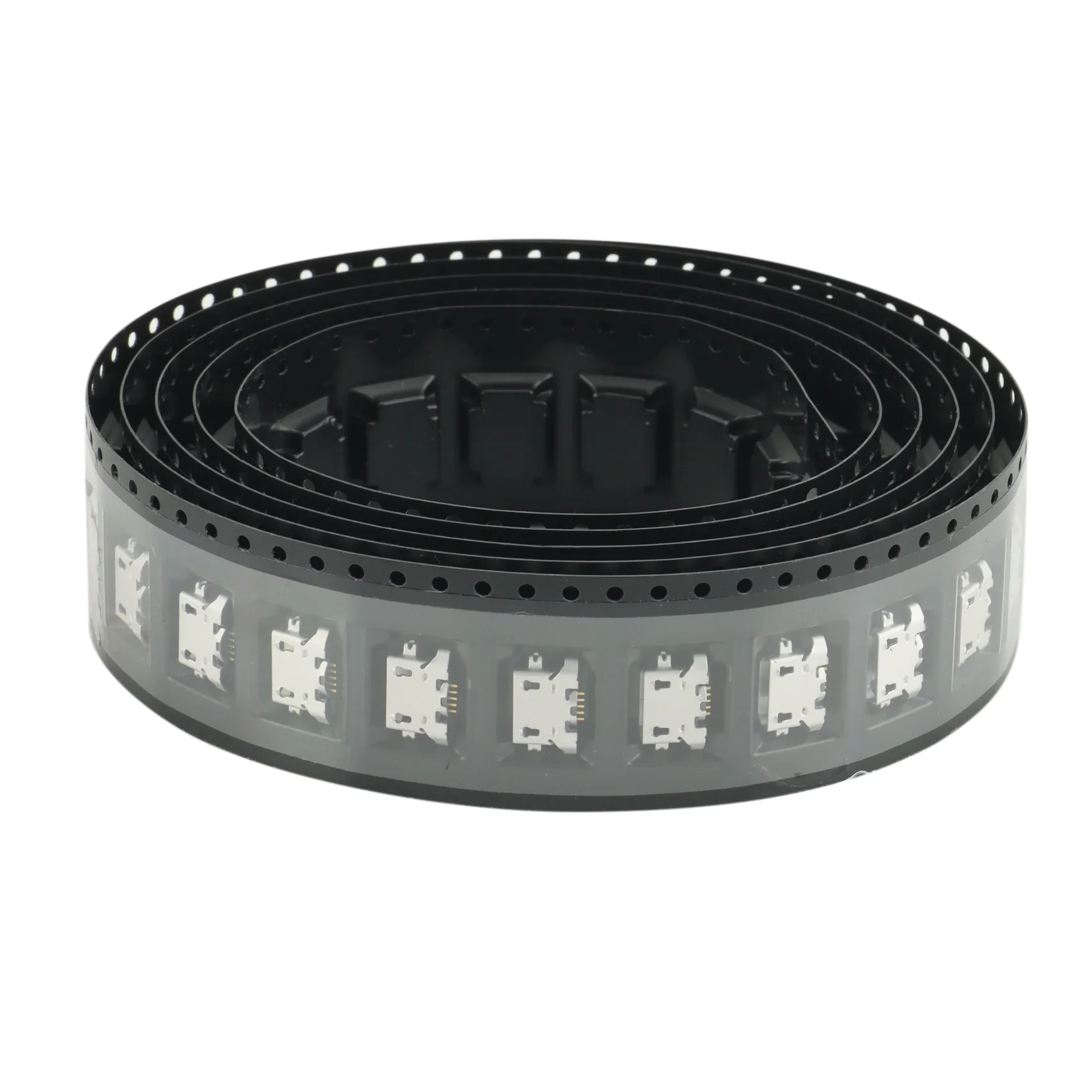 100 ชิ้น Micro - USB 5Pin 1.28 มิลลิเมตรปากแบนไม่มี Curling หญิงสําหรับ Lenovo A850 โทรศัพท์มือถือ Mini USB แจ็ค