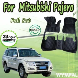 Car Floor Mats Parts For Mitsubishi Pajero (5 seats) 2024 2023 2022 2021 2020 2019 2018 2017 2016 2015 2014 2013 2012 2011 2010
