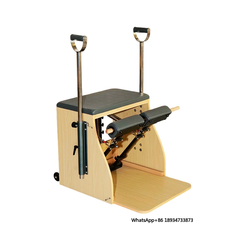 Silla Wunda para gimnasio en casa, silla combinada de madera para Yoga y Pilates, cómoda, elegante, rentable para estudios de Pilates
