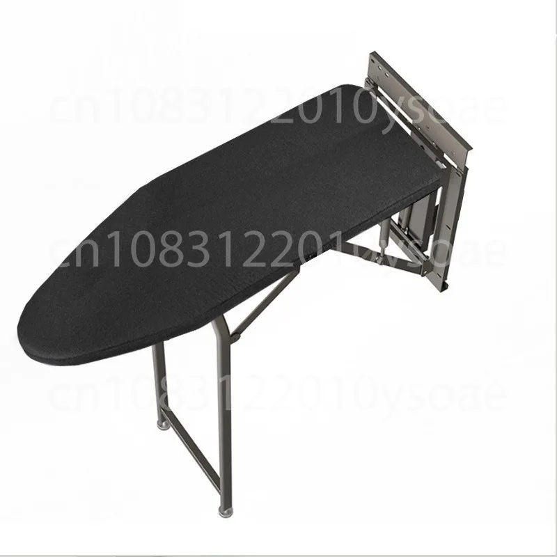 Cloakroom Household Folding Wardrobe Internal Ironing Board Hidden Ironing Board Electric Iron Rack Push-pull Damping