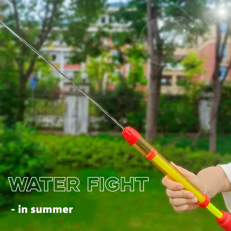 Pistola de agua extraíble de dibujos animados, juguetes de piscina de playa de verano al aire libre, fiesta interactiva de vacaciones para padres e