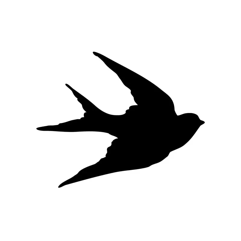 Car Sticker Swallow Pattern Exterior Parts Products Personality, Stylish, Accessories Sunscreen and Waterproof Custom Stickers