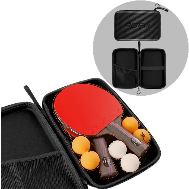 

1PC Table Tennis Bat Cover EVA Paddle Bag Waterproof Ping Pong Paddle Case with Zipper Pocket Racket Storage 290x195x50mm