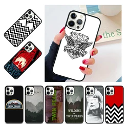 Best New Design Welcome to Twin Peaks Phone Case Cover For iPhone 17 Air 15 16 14 13 12 Pro Max 11 Pro Max Plus