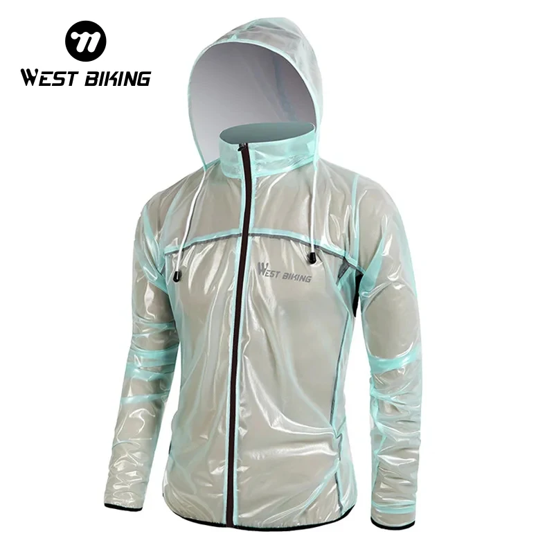 WEST BIKING Cycling Raincoat Windproof Waterproof Jacket  Climbing Windbreaker MTB Road Bike Bicycle Raincoat Cycling Jerseys