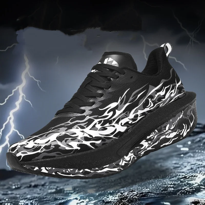 

Running Shoes for Men and Women, Spring and Autumn Breathable New Sports Shoes, Marathon Shock-Absorbing Carbon Plate Racing Running Shoes