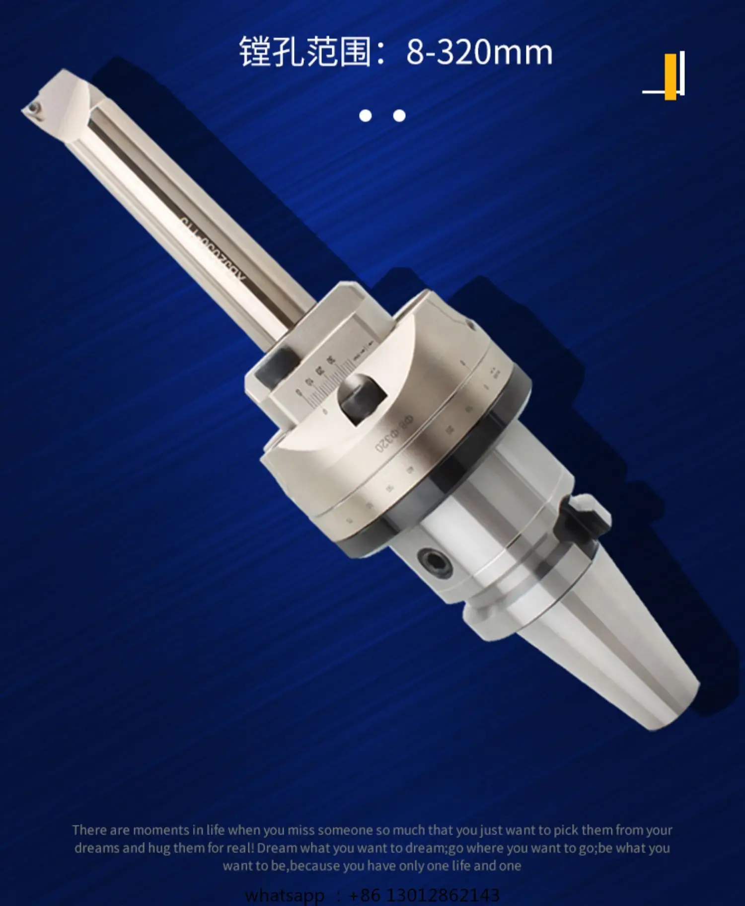 

Fine Boring, Machining BT40 Adjustable Boring, NBH2084X Set, Fine Boring Head