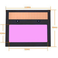 Auto Darkening Welding Filter Industrial PA/PP With Manual Level Setting Function 0.35 Inch 1 Pc 110 Mm*90 Mm